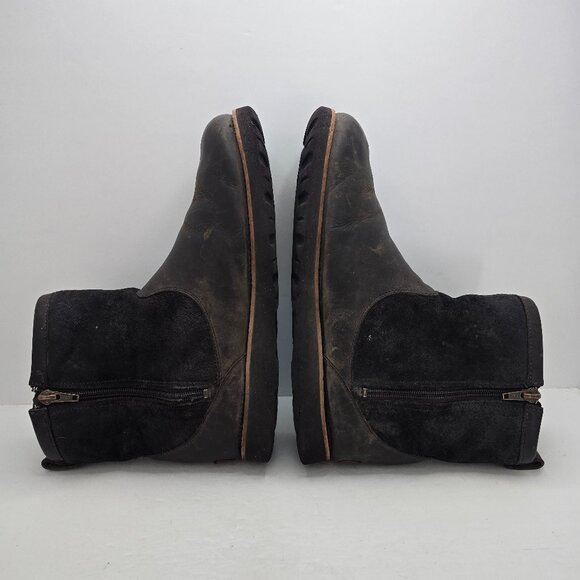 UGG | Hendren TL brown monochrome leather gorpcore boots | MENS 11 - Picture 10 of 11